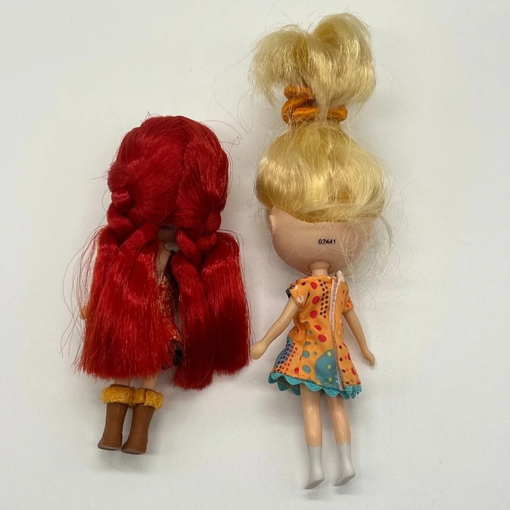 Hasbro Blythe Loves Littlest Pet Shop Dolls 4.5 in Red Blonde Hair LPS Toys